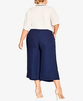 City Chic Women's Easy Crop Pant