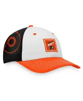 Men's Fanatics Orange, White Philadelphia Flyers Block Party Snapback Hat