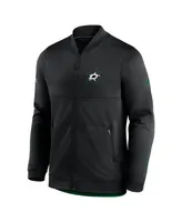 Men's Fanatics Black Dallas Stars Locker Room Full-Zip Jacket