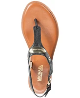 Michael Kors Women's Mk Plate Flat Thong Sandals