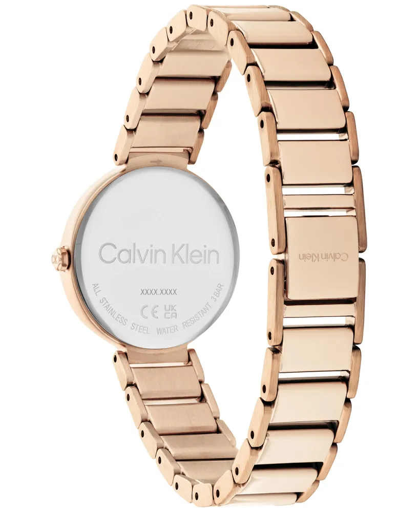 Calvin Klein Carnation Gold-Tone Bracelet Watch 28mm