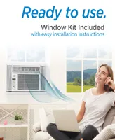 14300 Btu Window Air Conditioner Unit Ac Black+Decker with Remote Control Cools Up to 700 Square Feet, White