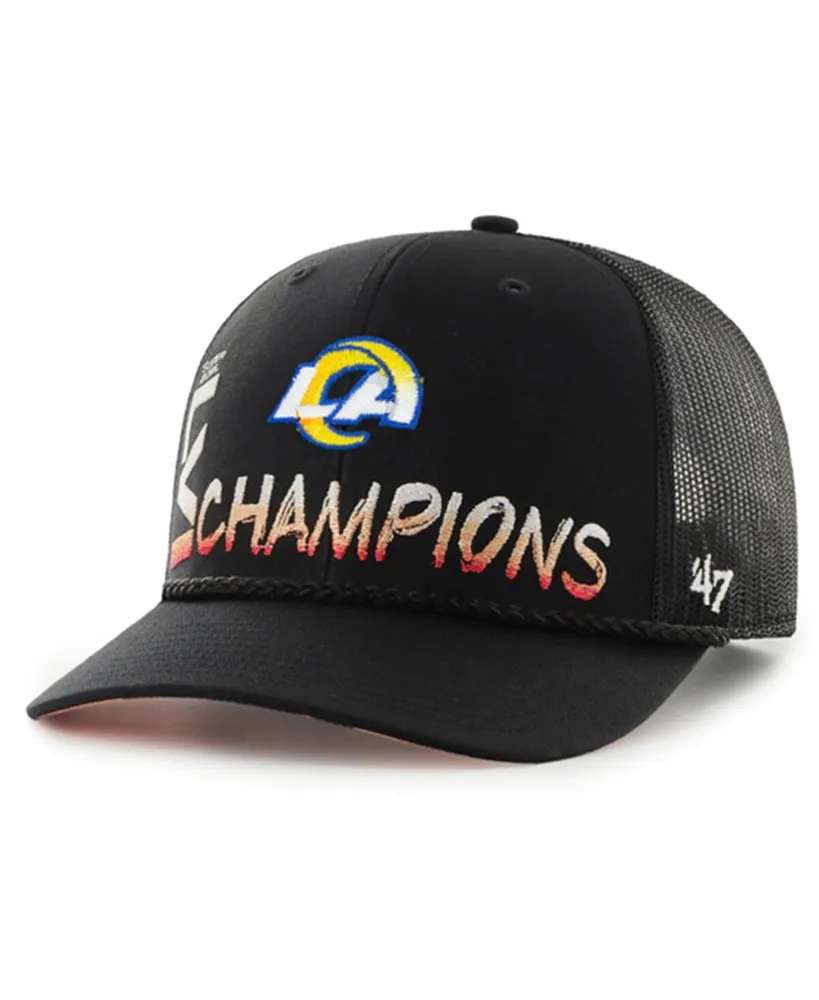 Home, '47 Brand Men's '47 Black Los Angeles Rams Super Bowl Lvi Champions  Sunset Trucker Adjustable Hat