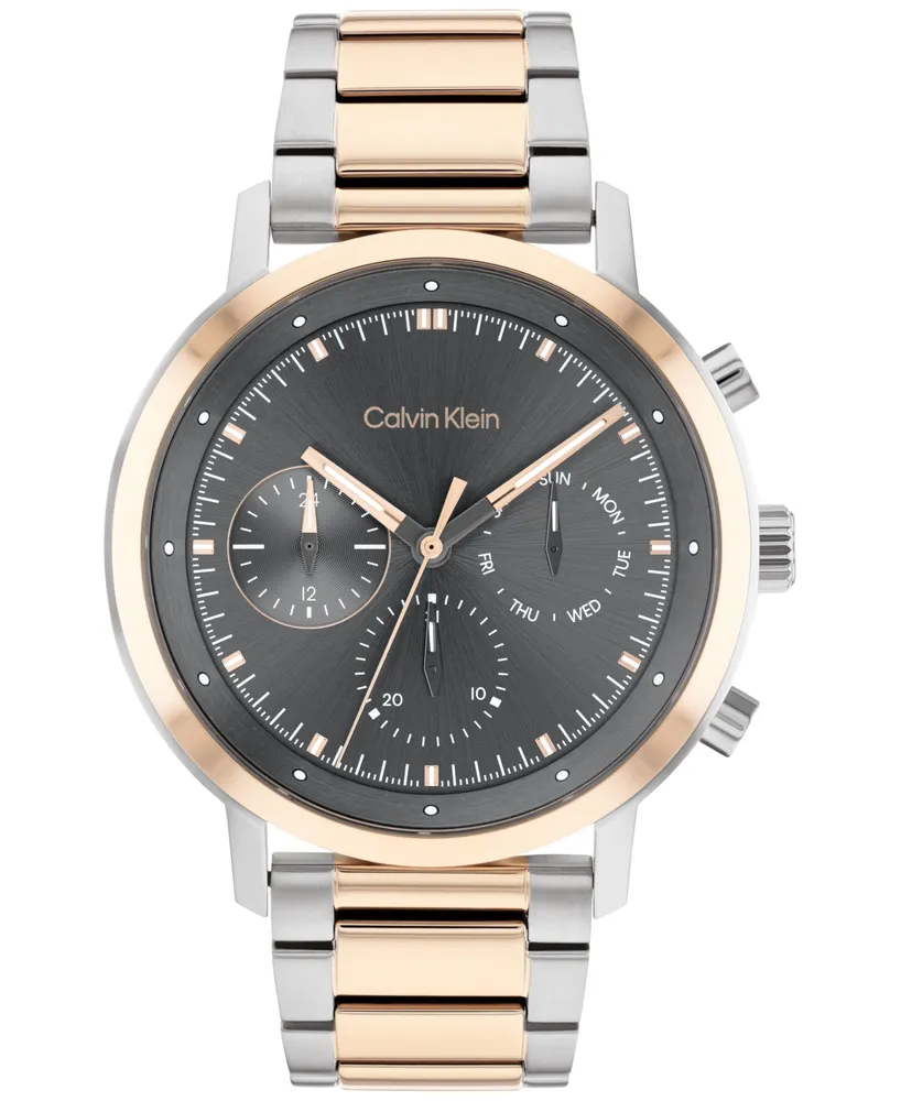 Calvin Klein Two-Tone Stainless Steel Bracelet Watch 44mm