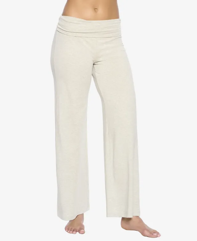 Women's Pleat-Front Wide-Leg Soft Pants