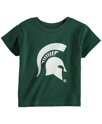 Toddler Unisex Green Michigan State Spartans Big Logo T-shirt