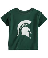 Toddler Unisex Green Michigan State Spartans Big Logo T-shirt