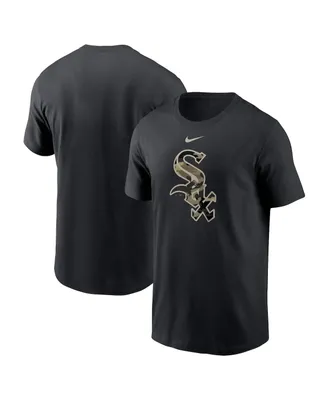 Men's Nike Black Chicago White Sox Team Camo Logo T-shirt