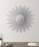 Madison Park Fiore Sunburst Mirror - Silver