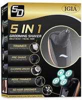 Igia 5-in-1 Hair Shaver, Groomer & Facial Hair Trimmer