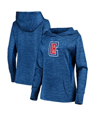 Women's Fanatics Royal La Clippers Showtime Done Better Pullover Hoodie