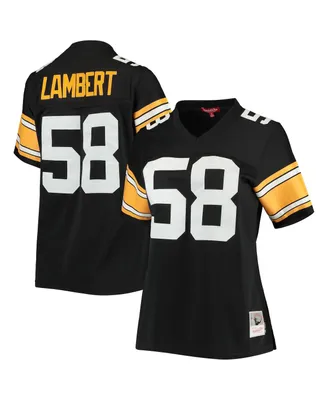 Women's Mitchell & Ness Jack Lambert Black Pittsburgh Steelers Legacy Replica Player Jersey