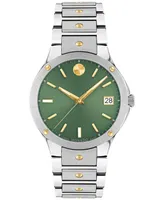 Movado Women's Swiss Se Two Tone Stainless Steel Bracelet Watch 32mm