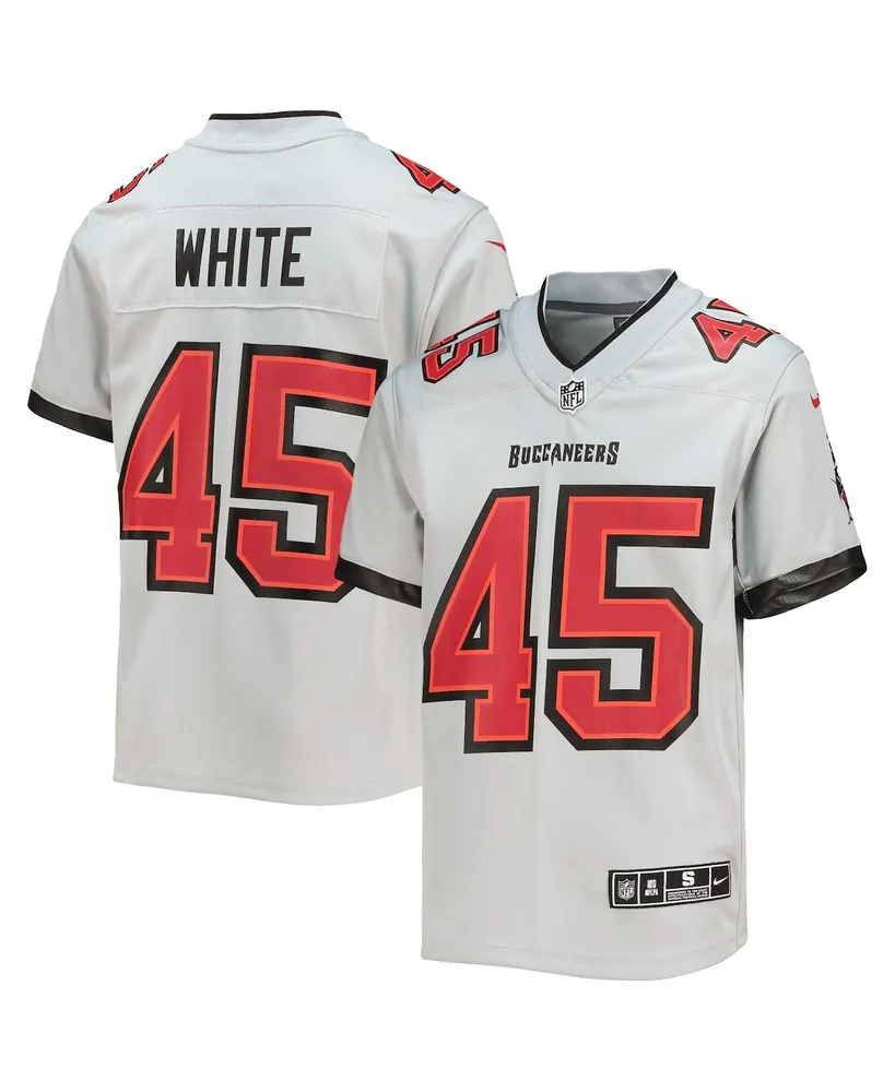 Youth Nike Kyle Pitts Gray Atlanta Falcons Inverted Game Jersey