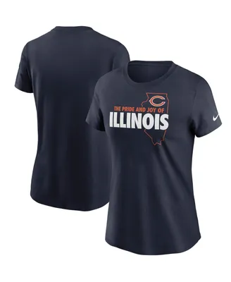 Women's Nike Navy Chicago Bears Hometown Collection T-shirt