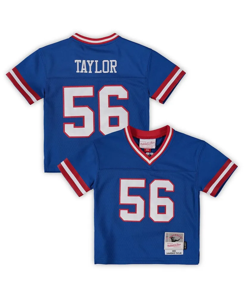 Toddler Boys and Girls Mitchell & Ness Lawrence Taylor Royal New York Giants 1986 Retired Legacy Jersey
