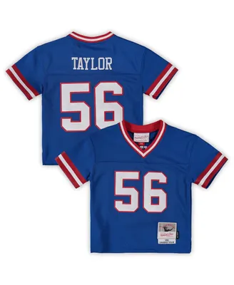 Toddler Boys and Girls Mitchell & Ness Lawrence Taylor Royal New York Giants 1986 Retired Legacy Jersey