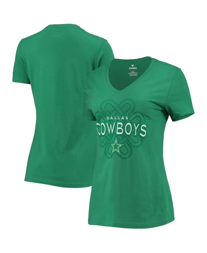 Women's Boston Red Sox Fanatics Branded Kelly Green St. Patrick's Day  Celtic Knot V-Neck T-Shirt