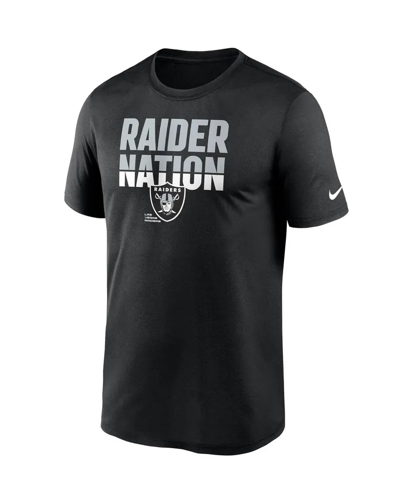 Men's Nike Black Las Vegas Raiders Legend Local Phrase Performance T-shirt