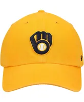 Men's '47 Gold Milwaukee Brewers Clean Up Adjustable Hat