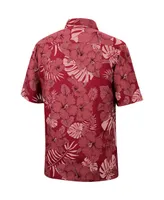 Men's Colosseum Crimson Alabama Crimson Tide The Dude Camp Button-Up Shirt