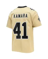 Big Boys Nike Alvin Kamara Gold New Orleans Saints Inverted Team Game Jersey