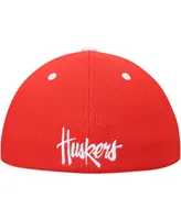 Men's adidas Scarlet Nebraska Huskers On-Field Baseball Fitted Hat