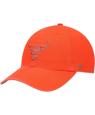 Men's '47 Orange Chicago Bulls Ballpark Clean Up Adjustable Hat