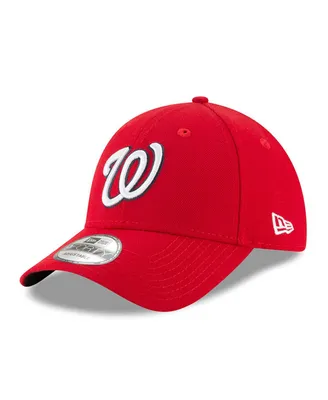 Men's New Era Red Washington Nationals League 9Forty Adjustable Hat