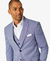 Tommy Hilfiger Men's Modern-Fit Th Flex Stretch Chambray Suit Separate Jacket