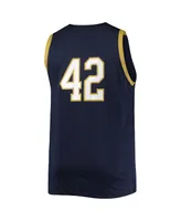 Men's Under Armour #42 Navy Notre Dame Fighting Irish Replica Basketball Jersey