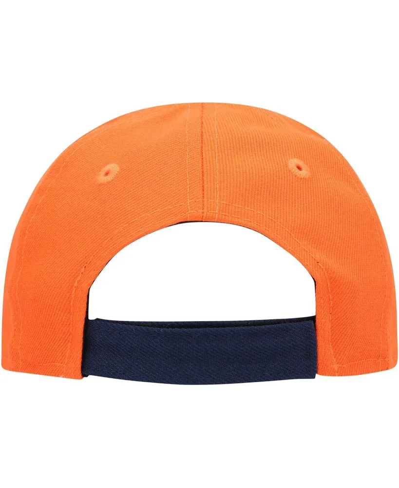 Infant Unisex New Era Orange, Navy Denver Broncos My 1St 9Fifty Adjustable Hat
