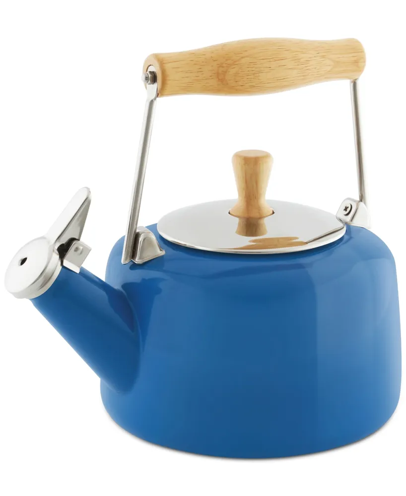 Oggi - Stainless Steel Whistling Tea Kettle, Blue