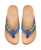 Men's Foco Los Angeles Rams Cork Flip Flops