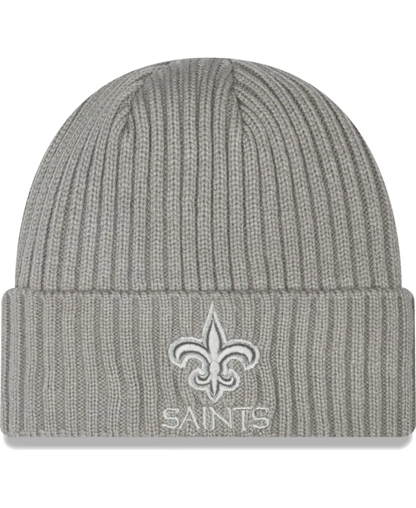 Men's New Era Gray New Orleans Saints Core Classic Cuffed Knit Hat