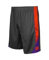 Men's Colosseum Charcoal Clemson Tigers Turnover Shorts