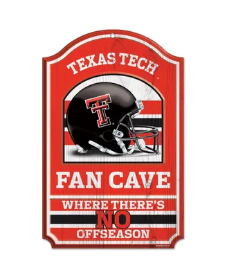 WinCraft Texas Tech Red Raiders 11'' x 17'' Fan Cave Wood Sign