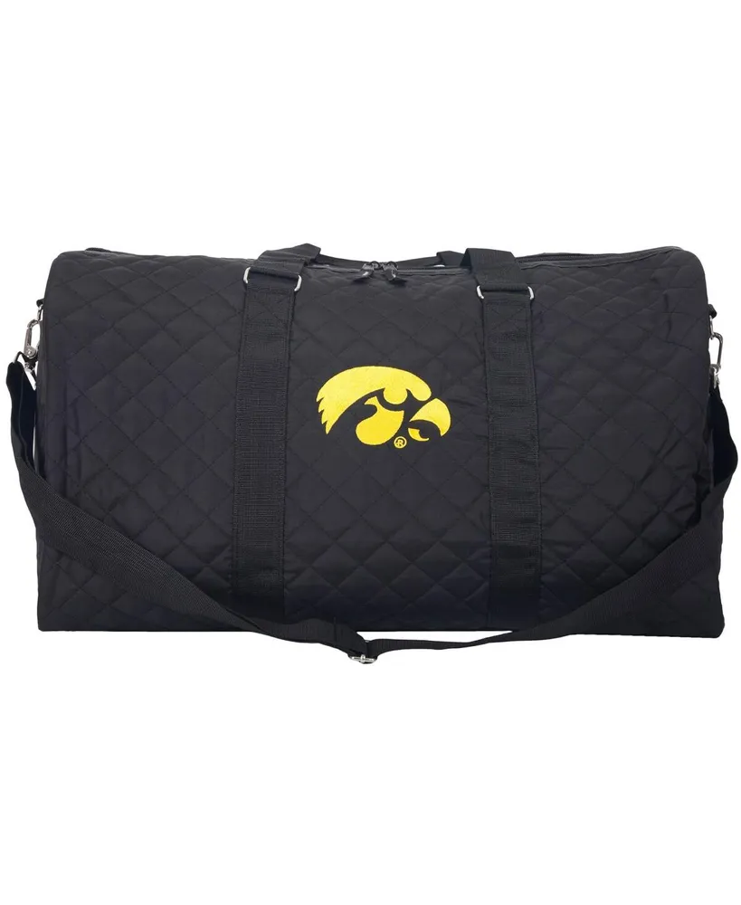 Women's Iowa Hawkeyes Quilted Layover Duffle Bag