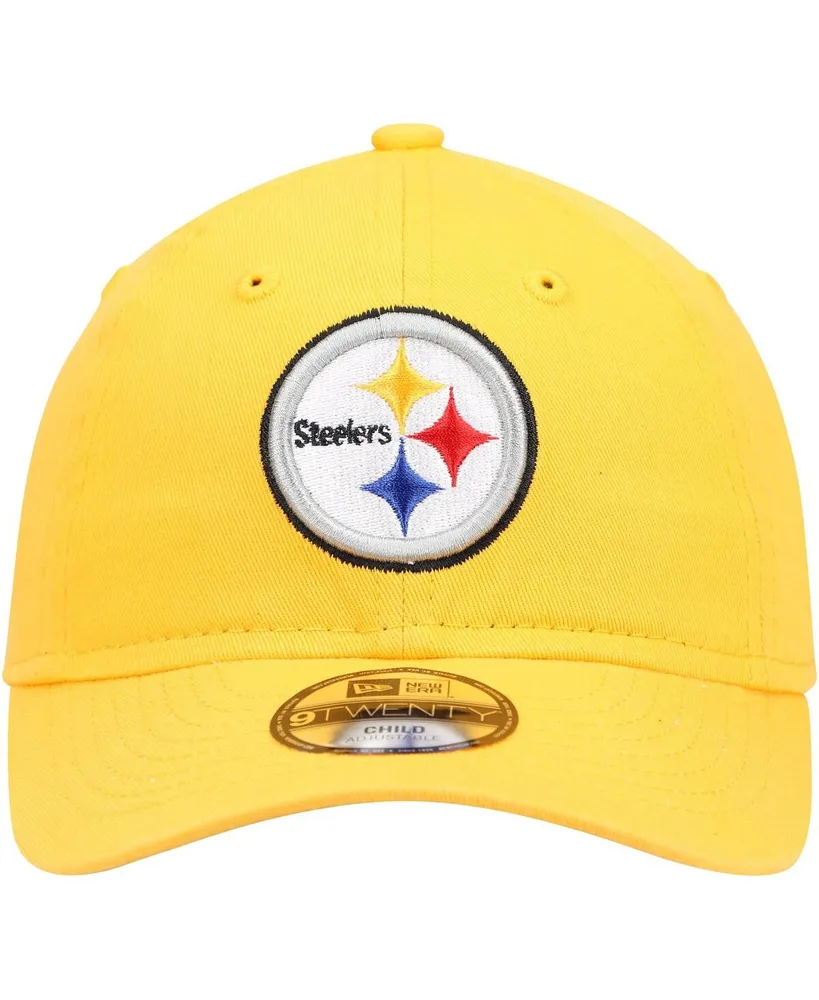 Preschool Unisex New Era Gold Pittsburgh Steelers Core Classic 2.0 9Twenty Adjustable Hat