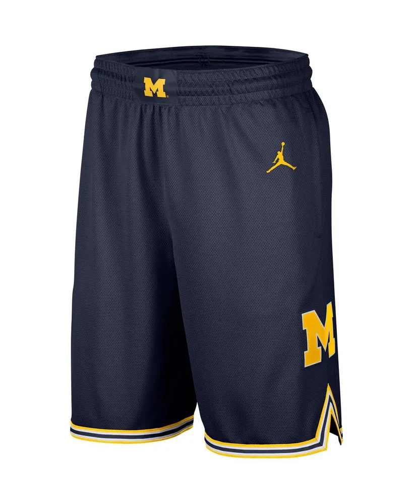Men's Jordan Navy Michigan Wolverines Limited Basketball Shorts