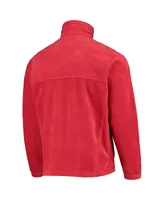 Men's Columbia Red Washington Nationals Full-Zip Flanker Jacket