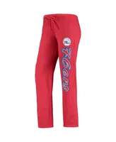 Women's Concepts Sport Red, Royal Philadelphia 76ers Racerback Tank Top and Pants Sleep Set