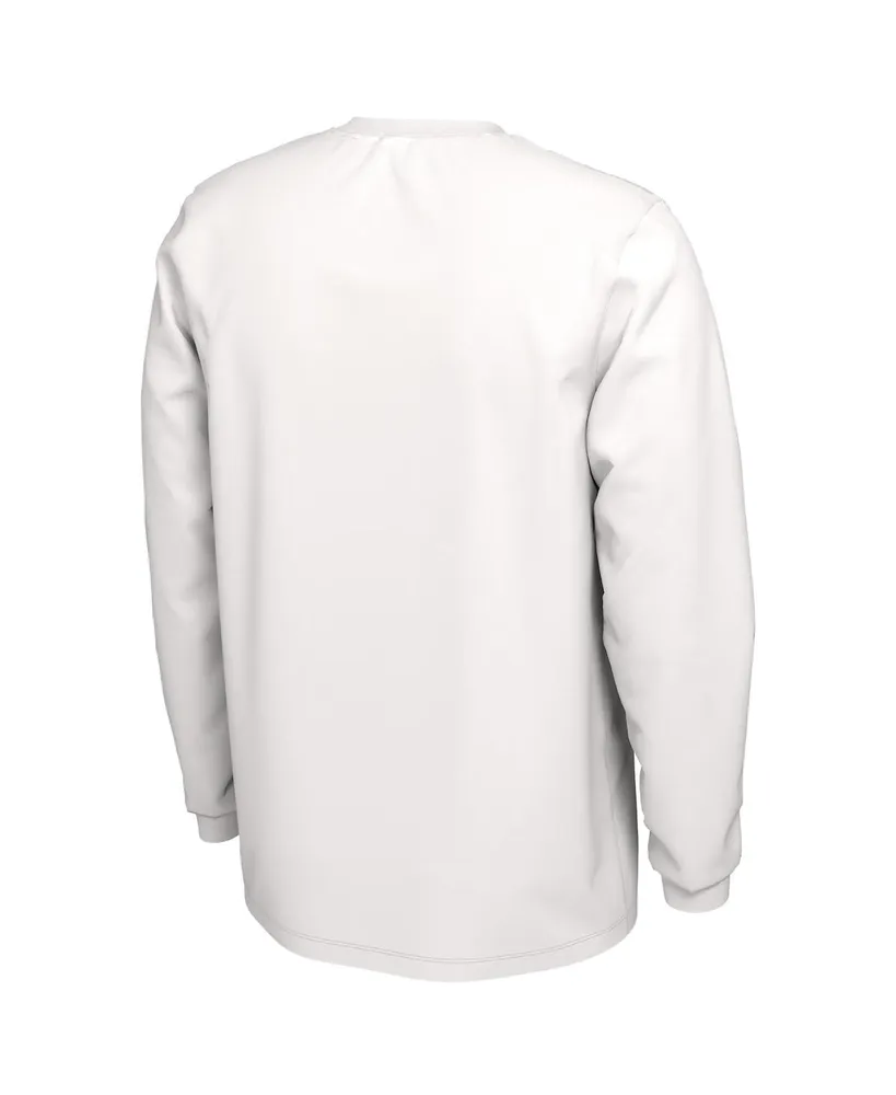 Men's Jordan White Florida Gators Ball Bench Long Sleeve T-shirt