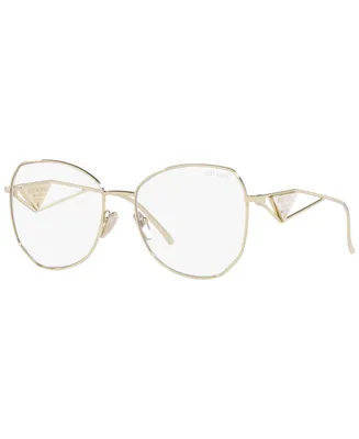 Prada Women's Blue Light Sunglasses, Pr 57YS - Pale Gold