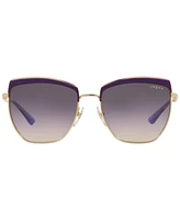 Vogue Eyewear Women's Sunglasses, VO4234S 54 - Top Violet, Gold