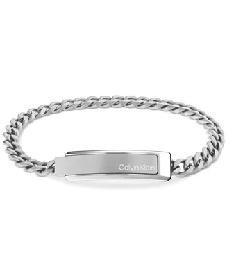 Calvin Klein Men's Stainless Steel Curb Chain Bracelet