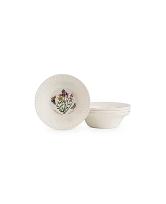 Botanic Garden Harmony Amethyst Cereal Bowls, Set of 4