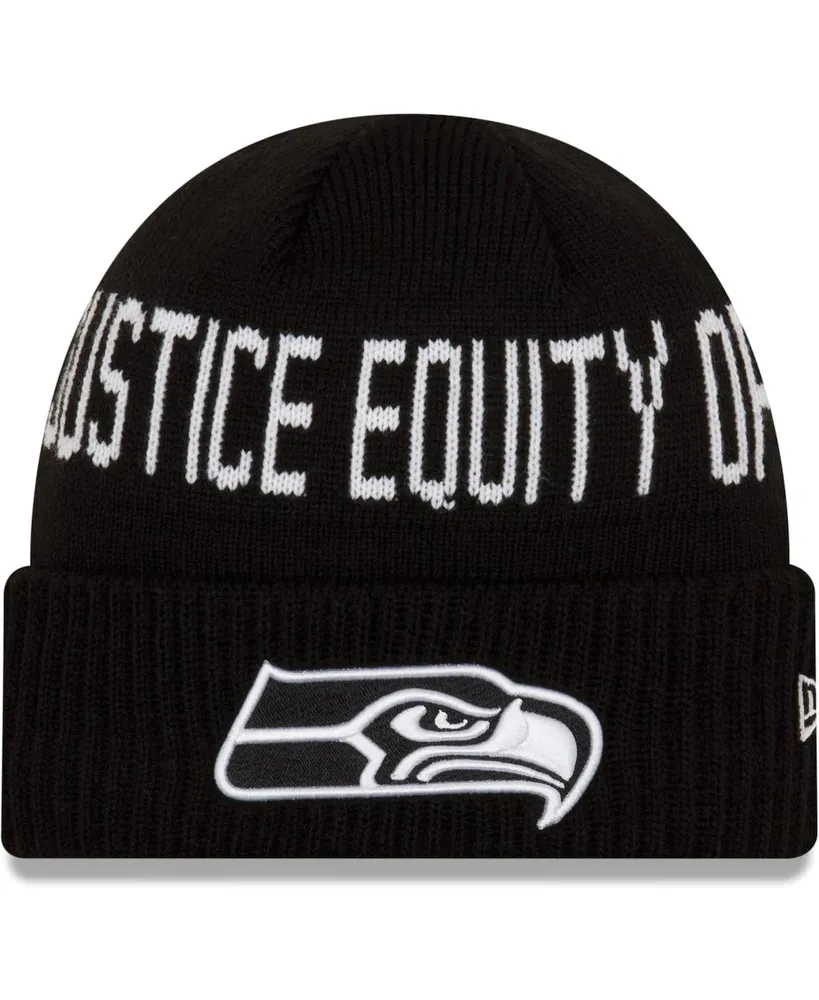 Youth Seattle Seahawks Navy Basic Cuffed Knit Hat