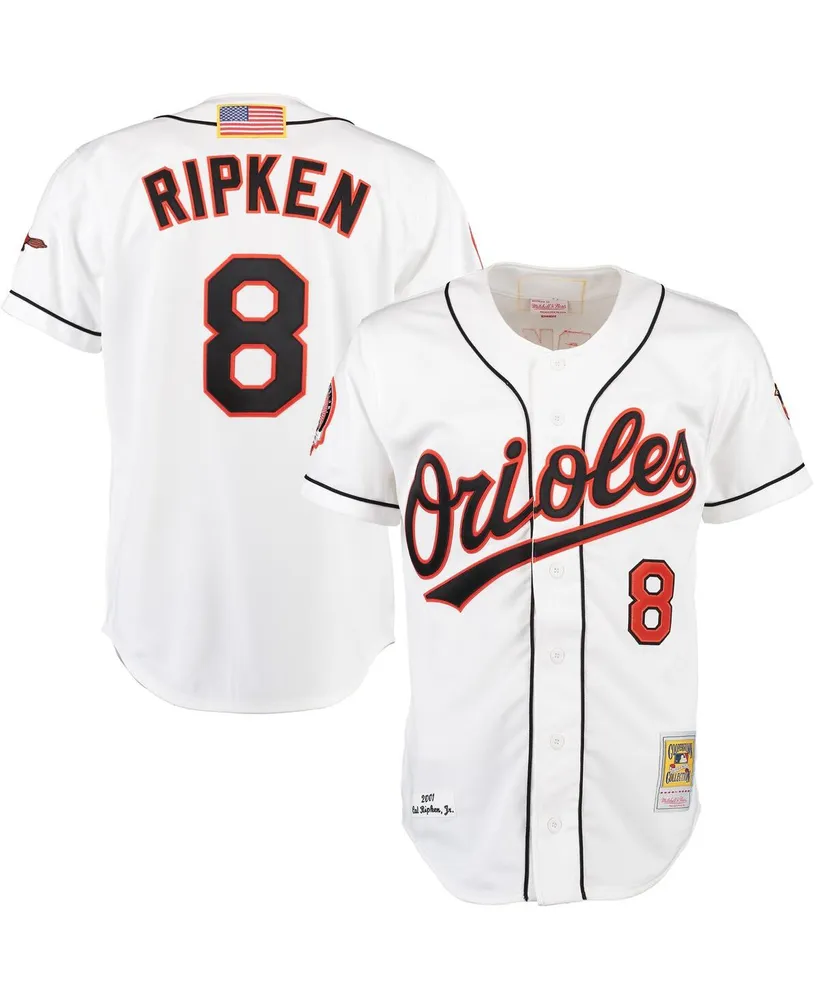 Men's Nike Cal Ripken Jr. Baltimore Orioles Cooperstown Collection Name &  Number Orange T-Shirt