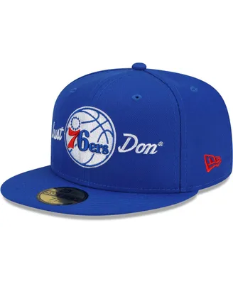 Men's New Era x Just Don Royal Philadelphia 76ers 59FIFTY Fitted Hat